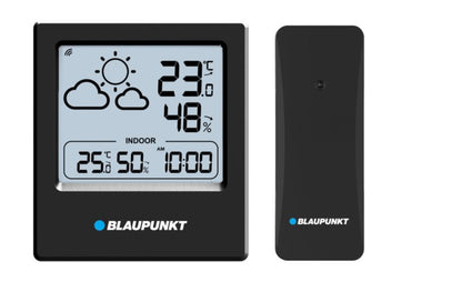 Blaupunkt WS10BK vejrstation med trådløs udendørs sensor, 1 stk.