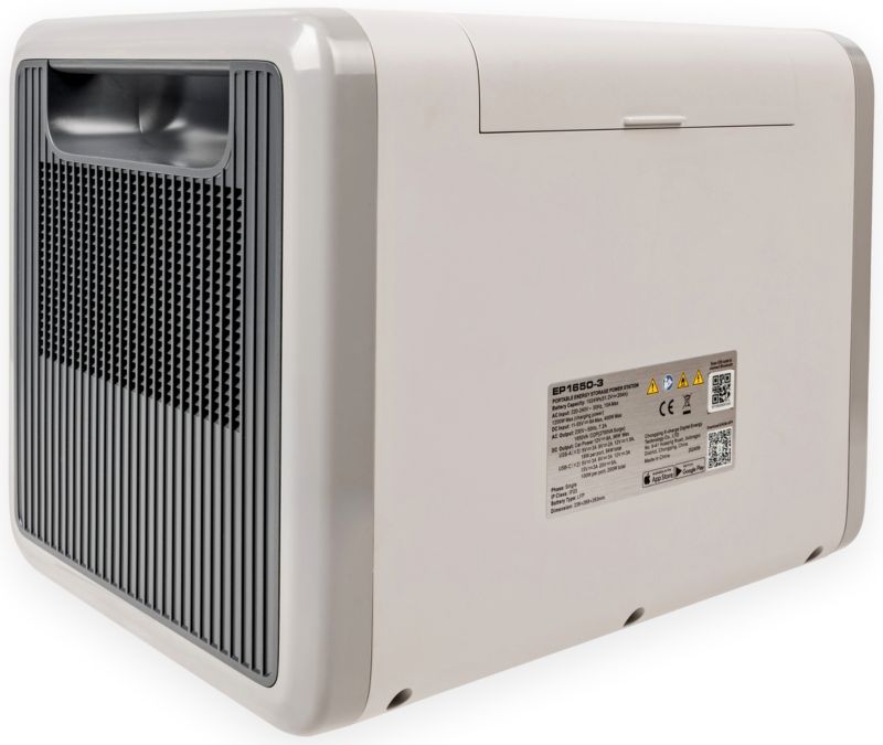 Loncin Ehom EP1650-3 strømbank og energilagerstation 1024Wh, 1650VA, 1 stk.