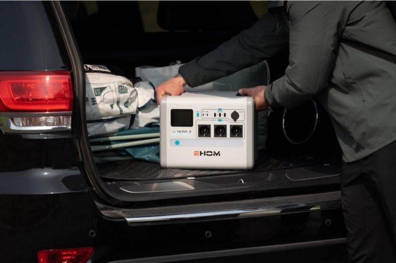 Loncin Ehom EP1650-3 strømbank og energilagerstation 1024Wh, 1650VA, 1 stk.