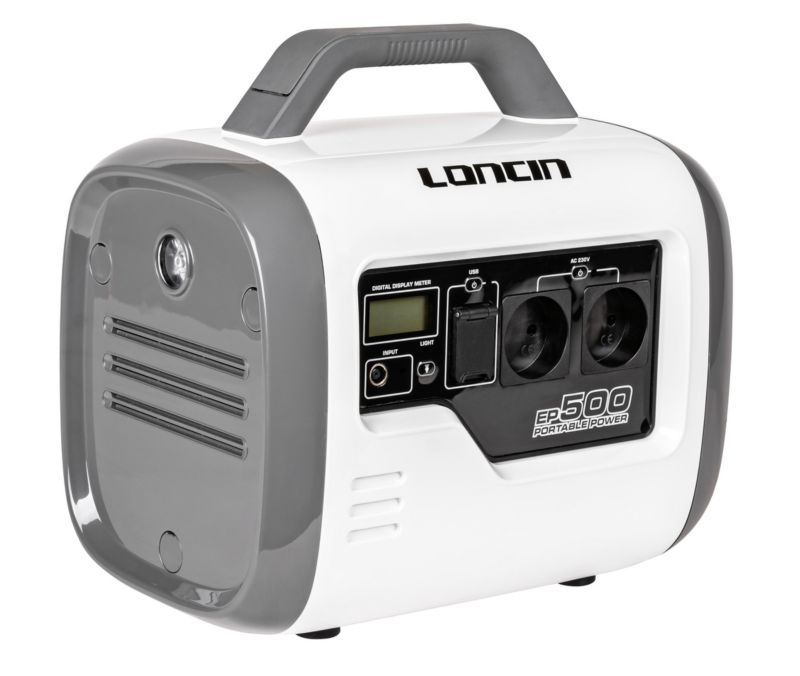 Loncin EP500 strømbank og energilager - 560Wh, 500VA, 1 stk.