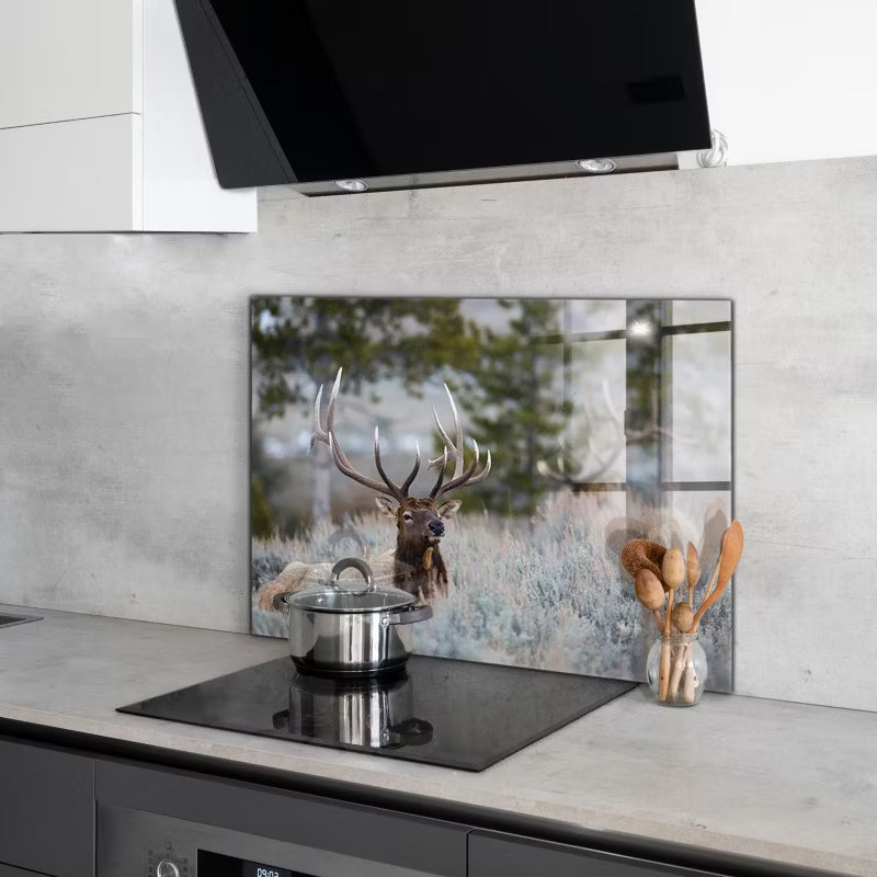 Stænkpanel 100x70 cm Hærdet Glas Vild Natur
