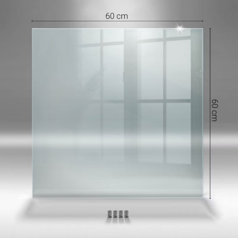 Stænkpanel 60x60 cm Hærdet Glas Transparent