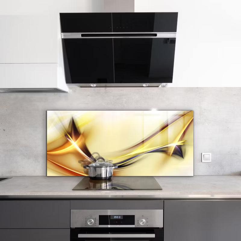 Stænkpanel Fala Energii 125x50 cm Hærdet Glas