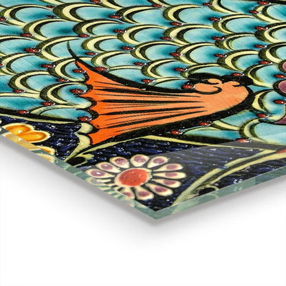 Stænkpanel Glas 100x50 cm Fisk Mosaik