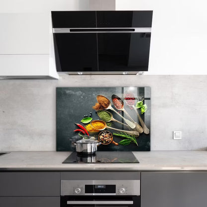 Stænkpanel Glas 100x70 cm Aromatiske Krydderier