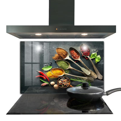Stænkpanel Glas 100x70 cm Aromatiske Krydderier