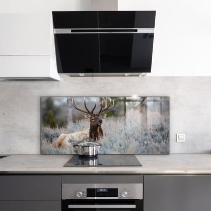 Stænkpanel Glas 125x50 cm Vild Natur