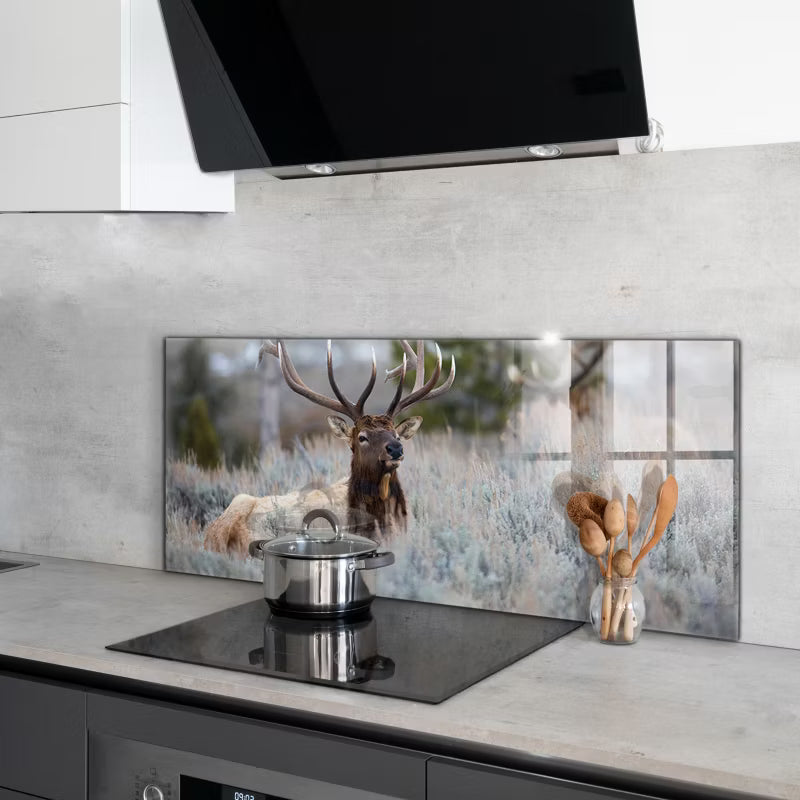 Stænkpanel Glas 125x50 cm Vild Natur