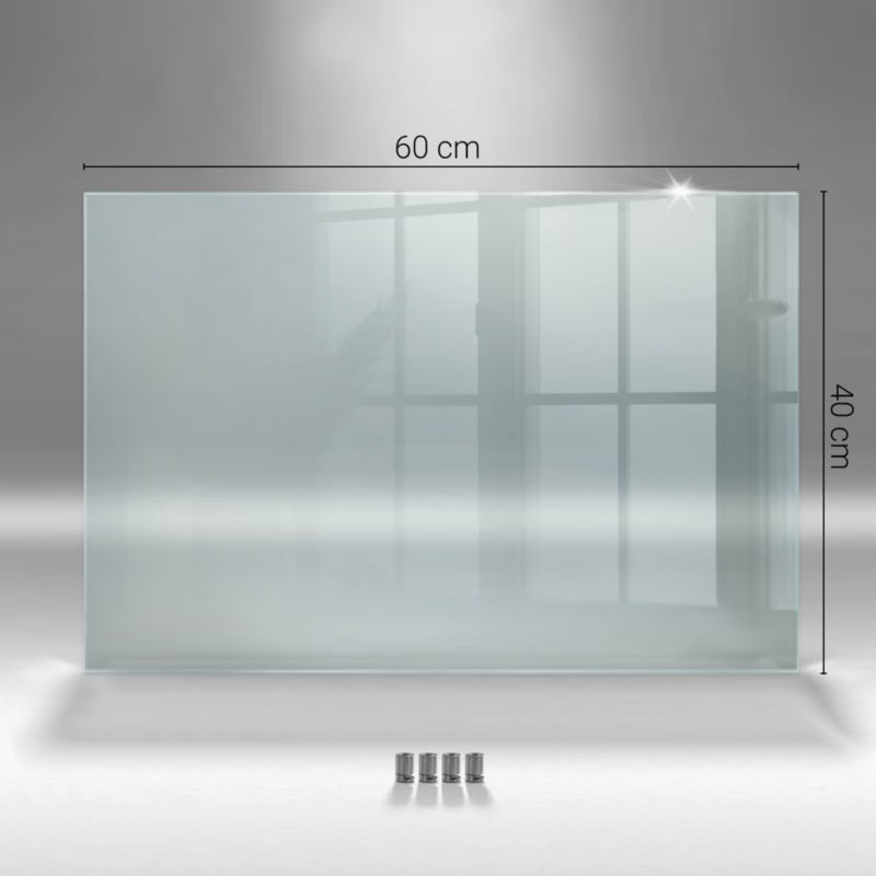 Stænkpanel Glas 60x40 cm Transparent