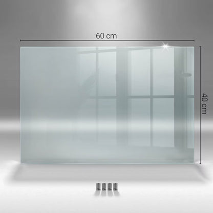 Stænkpanel Glas 60x40 cm Transparent