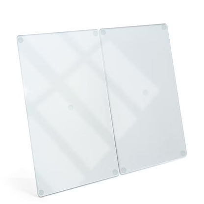 Stænkplade 30x52 cm Hærdet Glas 2 stk.