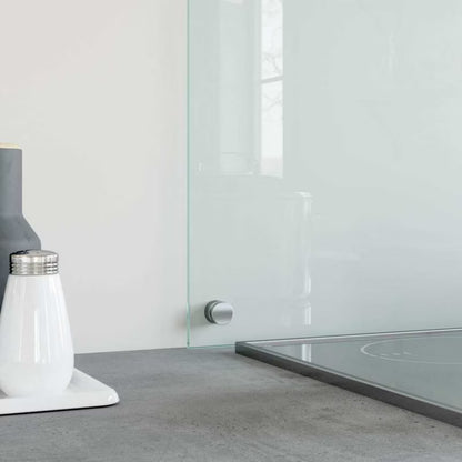 Stænkplade 70 cm Hærdet Glas Sort