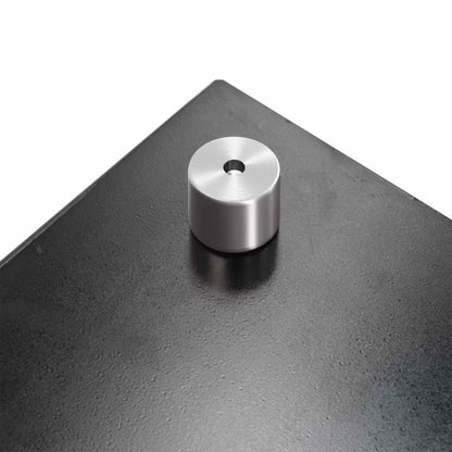 Stænkplade 70 cm Hærdet Glas Sort