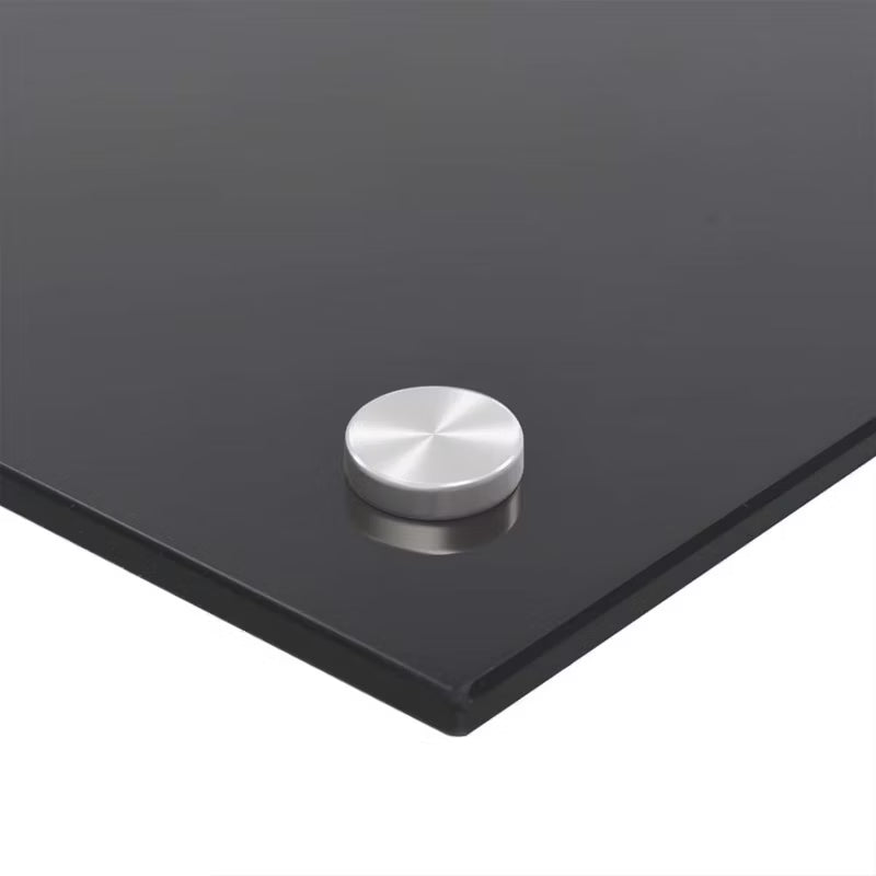 Stænkplade 70 cm Hærdet Glas Sort