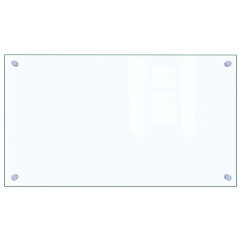 Stænkplade 70x40 cm Hærdet Glas Klar