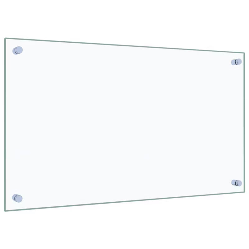 Stænkplade 70x40 cm Hærdet Glas Klar