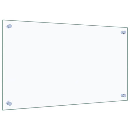 Stænkplade 70x40 cm Hærdet Glas Klar