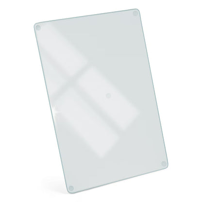Stænkplade 80x52 cm Transparent Hærdet Glas