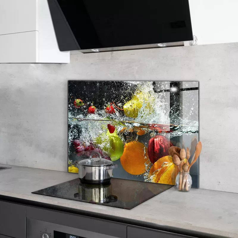 Stænkplade Glas 100x70 cm Frugtlimonade