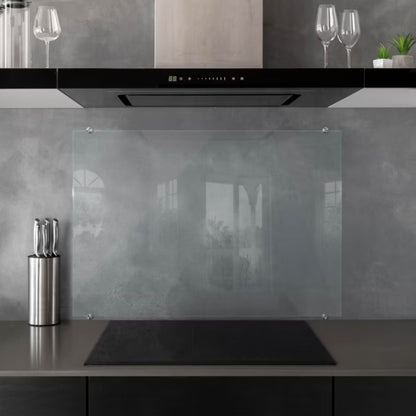 Stænkplade Glas 100x70 cm Transparent