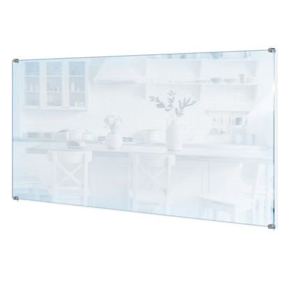 Stænkplade Glas 120x60 cm Transparent