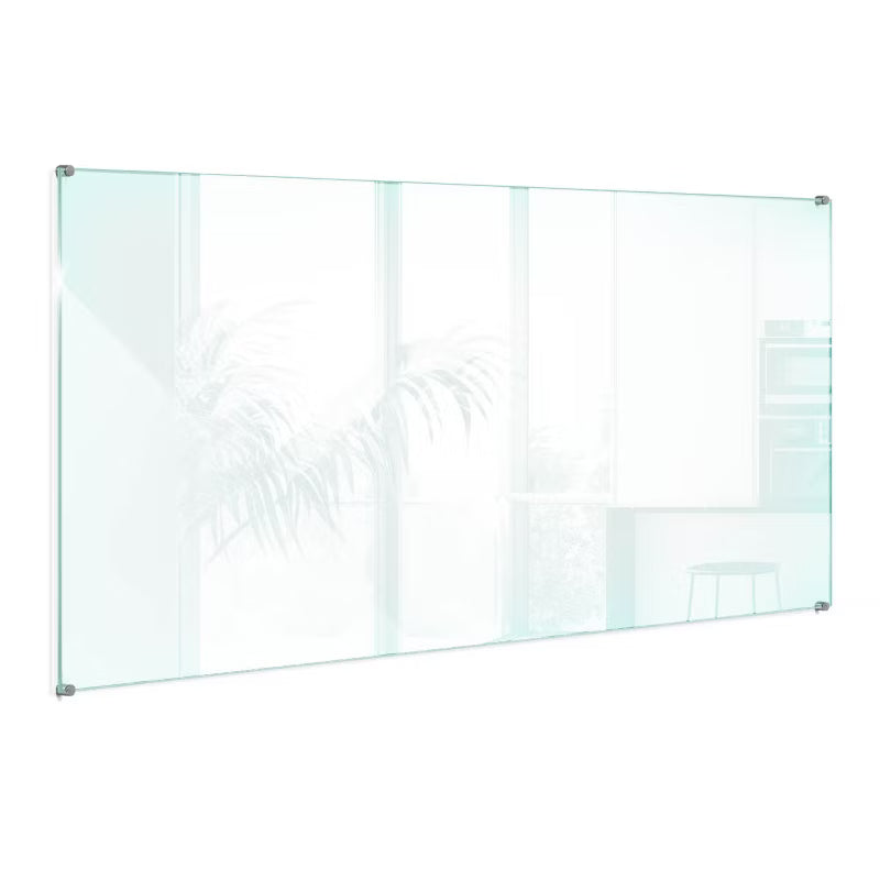Stænkplade Glas 140x70 cm Transparent