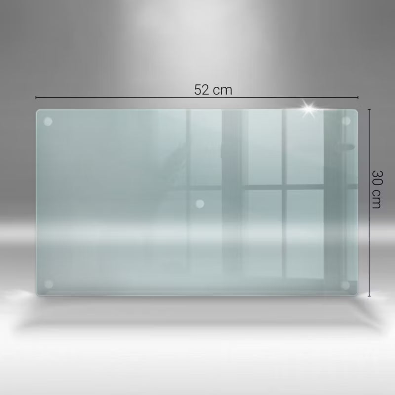 Stænkplade Glas 52x30 cm Transparent
