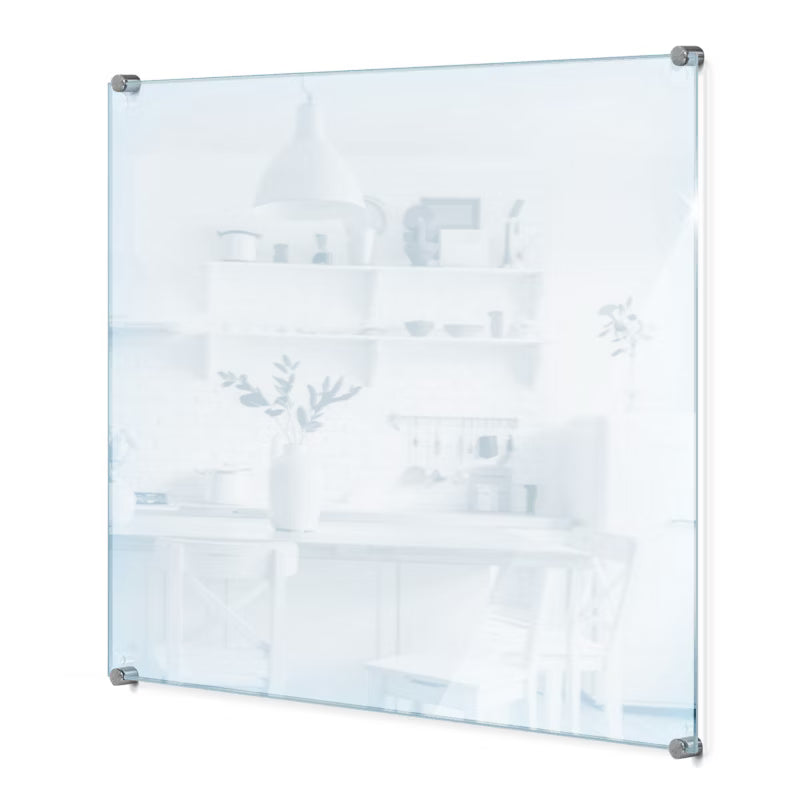 Stænkplade Glas 60x60 cm Transparent