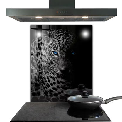 Stænkplade Glas 60x80 cm Mørk Panter