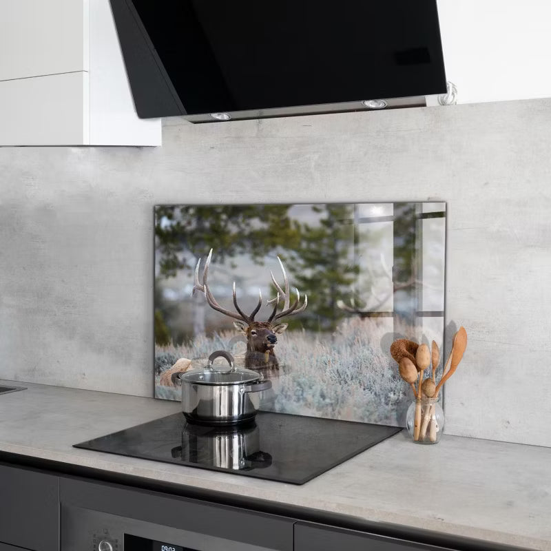 Stænkplade Glas 80x60 cm Dzika Przyroda