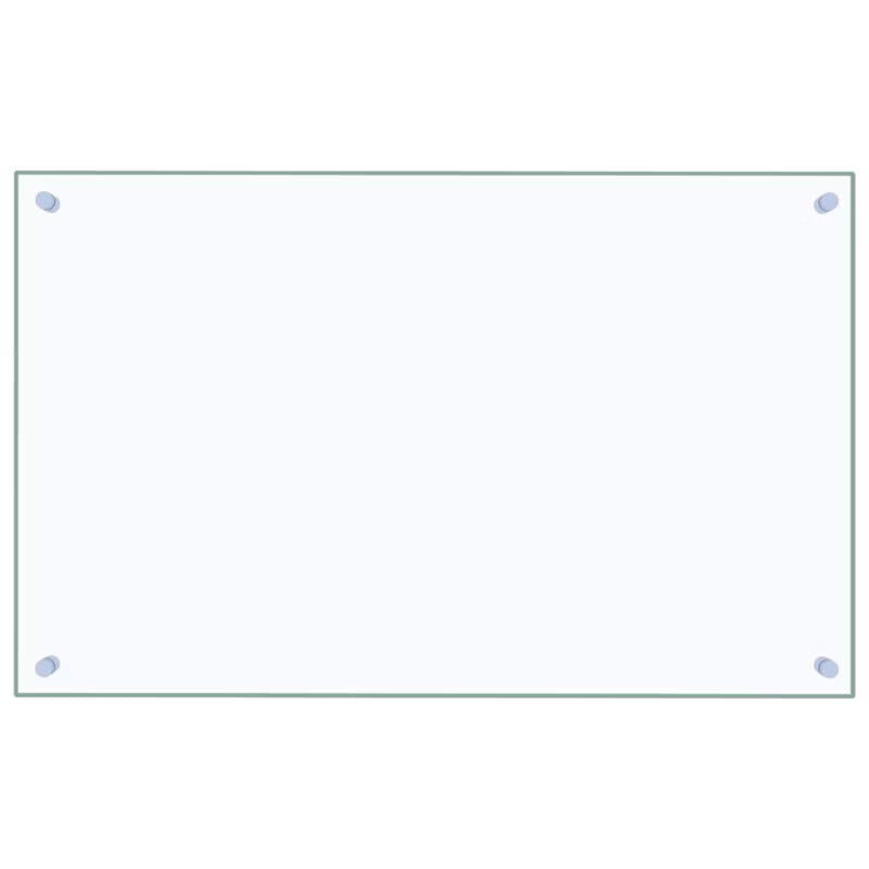 Stænkplade Hærdet Glas 80 cm Transparent