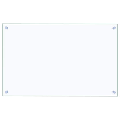 Stænkplade Hærdet Glas 80 cm Transparent
