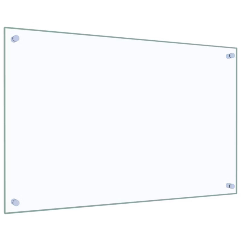 Stænkplade Hærdet Glas 80 cm Transparent