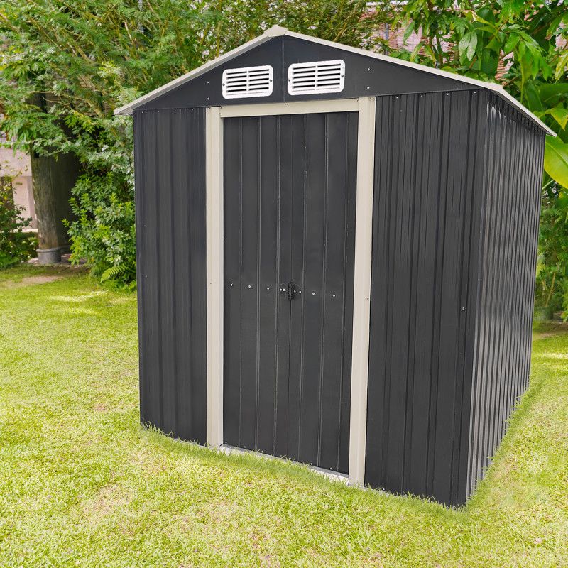 Stålredskabsskur 4iQ 174x194x202 cm, 1 stk.