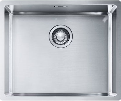 Stålvask Box 54x45 cm 1-Kumme Børstet Stål