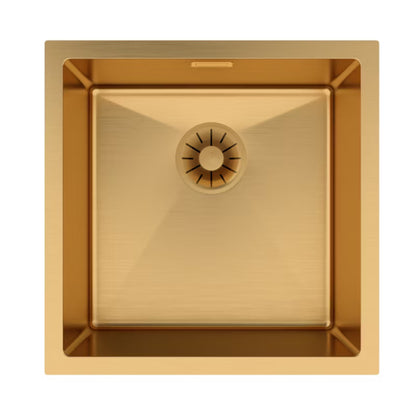 Stålvask Silvo44 44x44 cm Guld