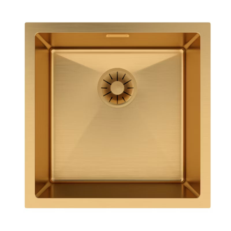 Stålvask Silvo44 44x44 cm Guld