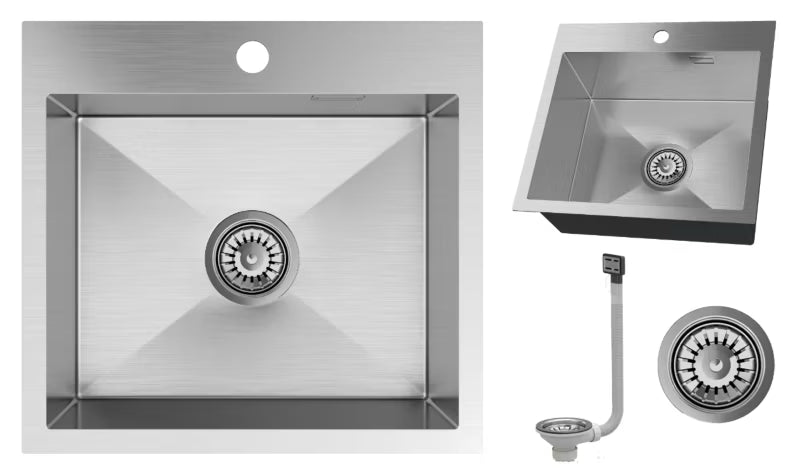 Stålvask SILVO48 48x45 cm Inox