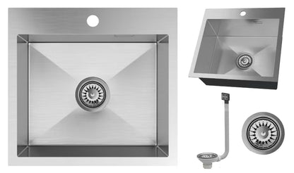 Stålvask SILVO48 48x45 cm Inox