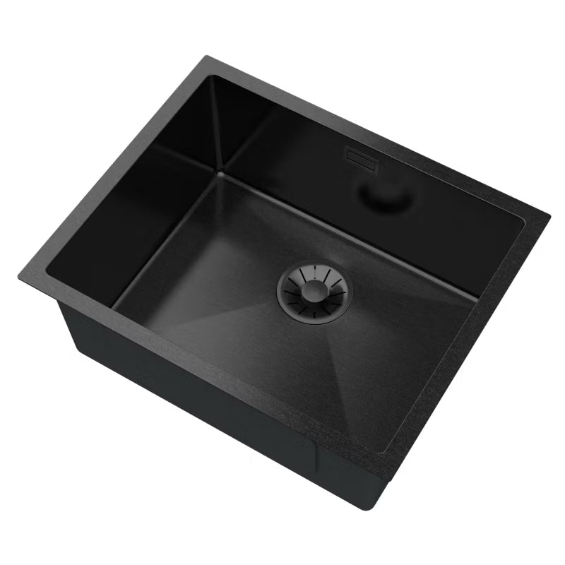 Stålvask SILVO54 54x44 cm 1-Kammer Sort