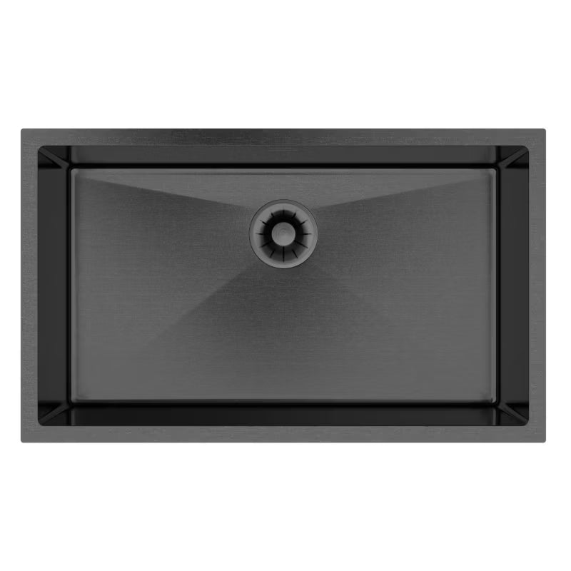 Stålvask Silvo75 75x45 cm Sort