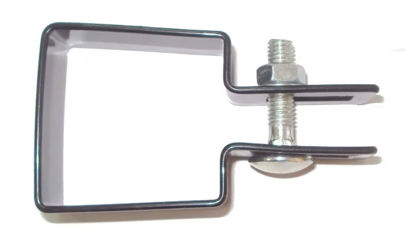 Startklemme 70x70 mm Sort Stål