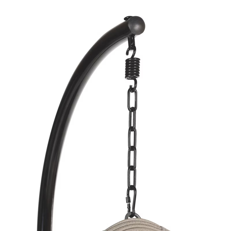 Stativ til Hængestol STAN 97x199 cm Sort Stål | 4251682236393