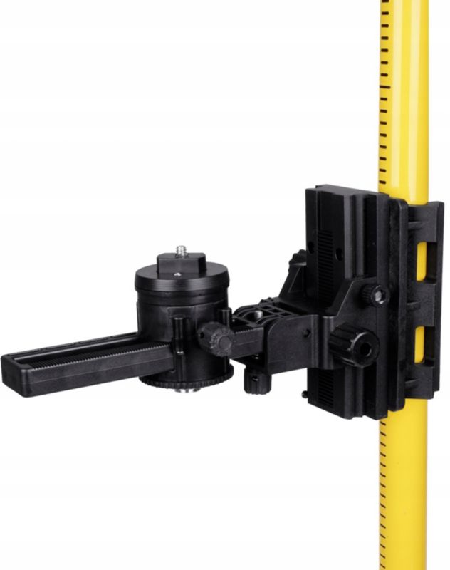 DEKO teleskopstativ 285 cm med adapter 5/8''/1/4'' til skråninger, 1 sæt