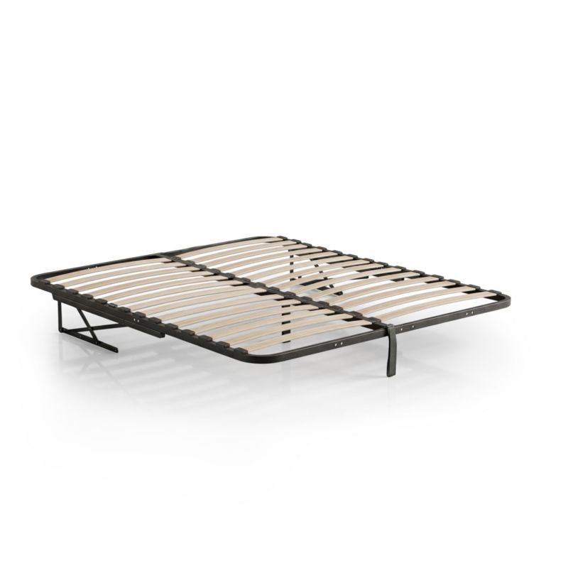 Metalramme til seng AKORD med løftemekanisme 28 lameller delt 160x200 cm Sort