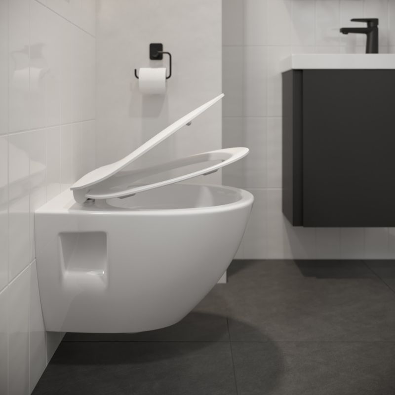 Stelaz podtynkowy WC 50 cm Pneumatisk Skyl Sort 5901771094463