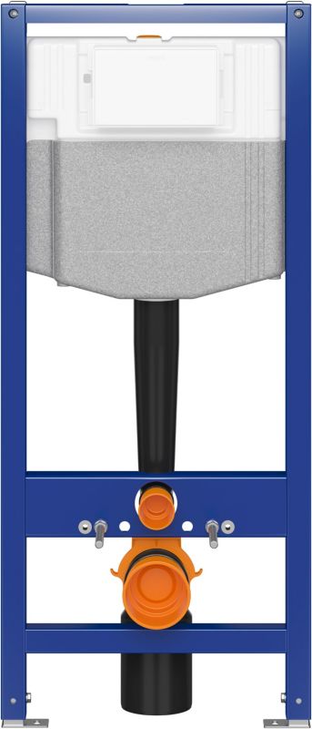 Stelaz podtynkowy WC 50 cm Pneumatisk Skyl Sort 5901771094463