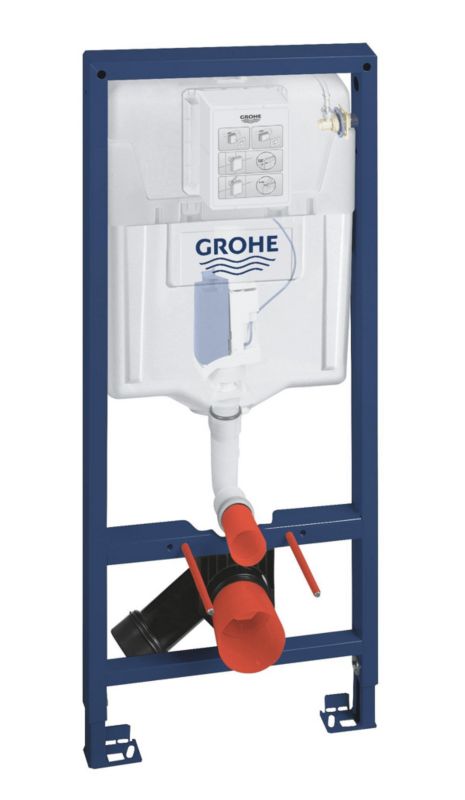 Toilet Skjult Cisterne Ramme 113 cm Hvid 4005176863943