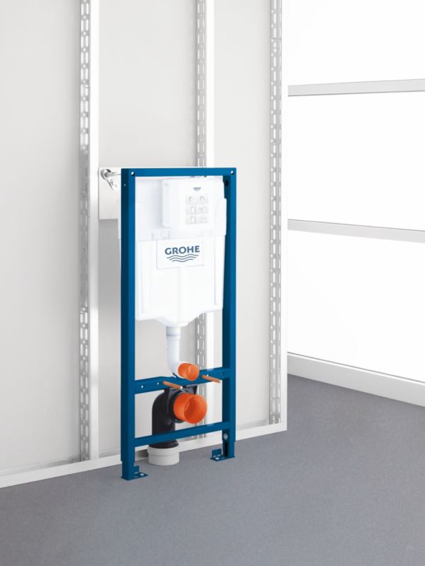 Toilet Skjult Cisterne Ramme 113 cm Hvid 4005176863943