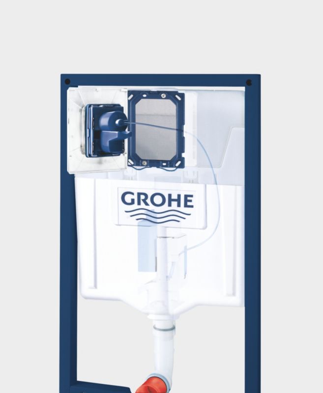 Toilet Skjult Cisterne Ramme 113 cm Hvid 4005176863943